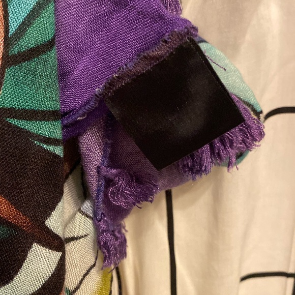 Y2K Ed Hardy by Christian Audigier - “love kills slowly” skulls Scarf wrap - Picture 9 of 12